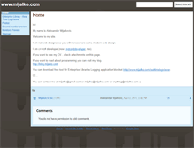 Tablet Screenshot of mijalko.com